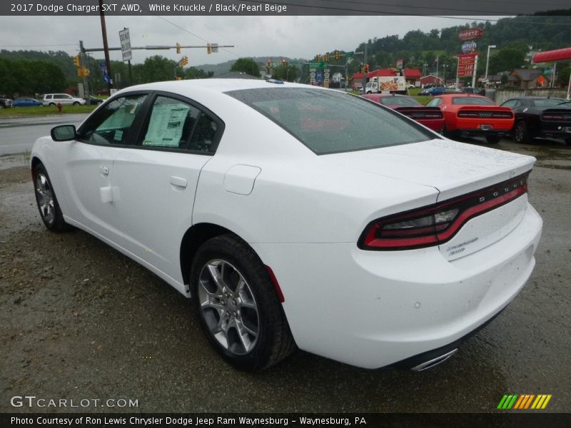 White Knuckle / Black/Pearl Beige 2017 Dodge Charger SXT AWD