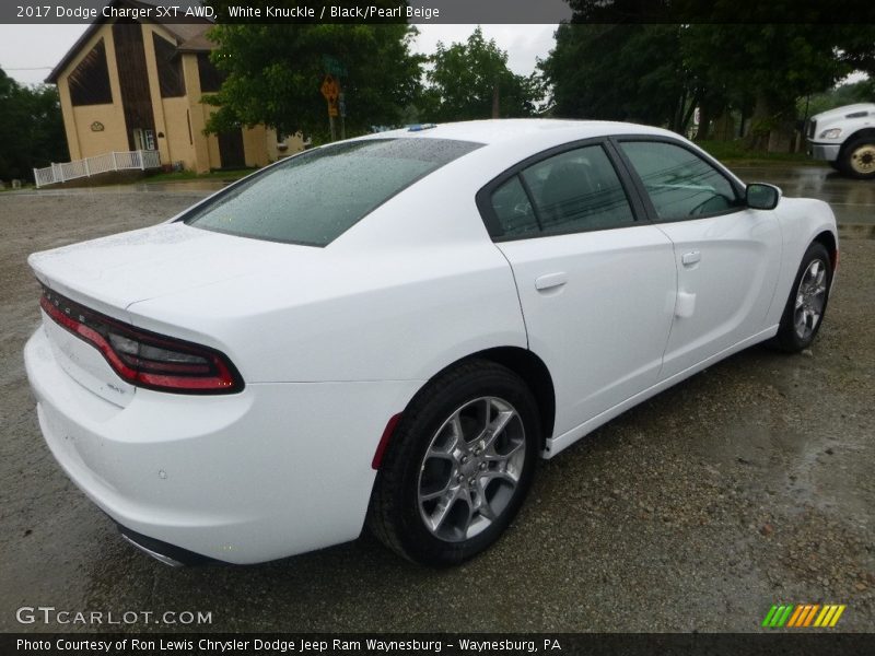 White Knuckle / Black/Pearl Beige 2017 Dodge Charger SXT AWD
