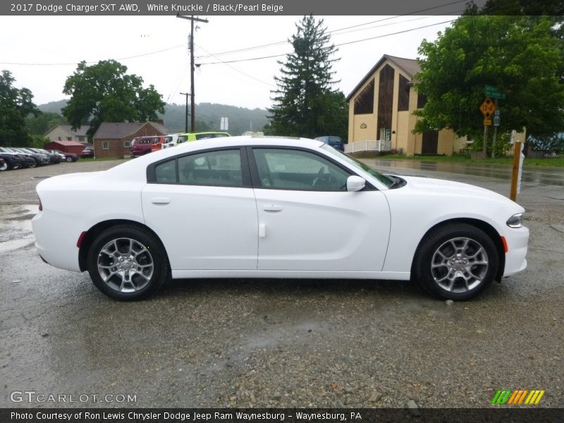 White Knuckle / Black/Pearl Beige 2017 Dodge Charger SXT AWD