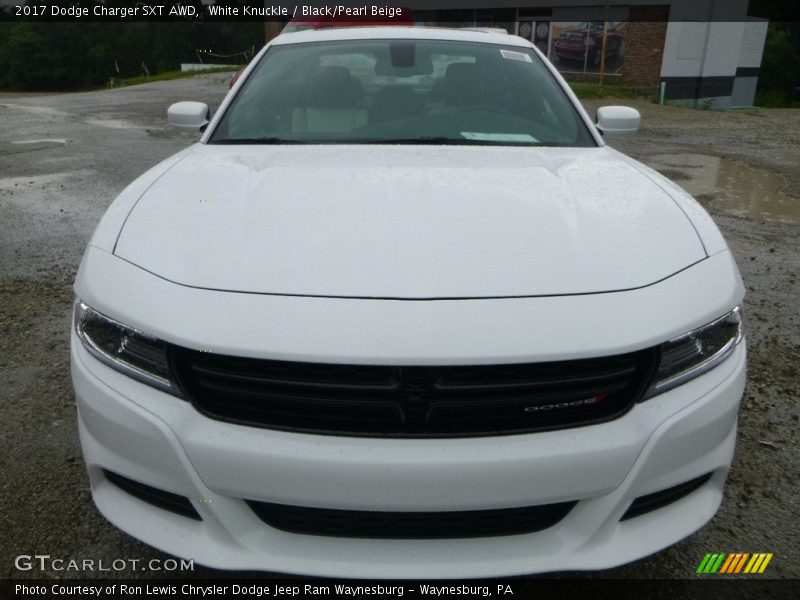White Knuckle / Black/Pearl Beige 2017 Dodge Charger SXT AWD