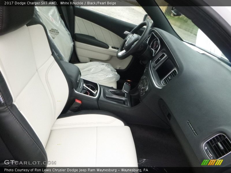 White Knuckle / Black/Pearl Beige 2017 Dodge Charger SXT AWD