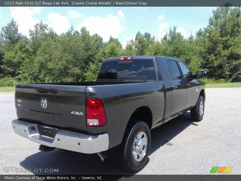 Granite Crystal Metallic / Black/Diesel Gray 2017 Ram 3500 SLT Mega Cab 4x4