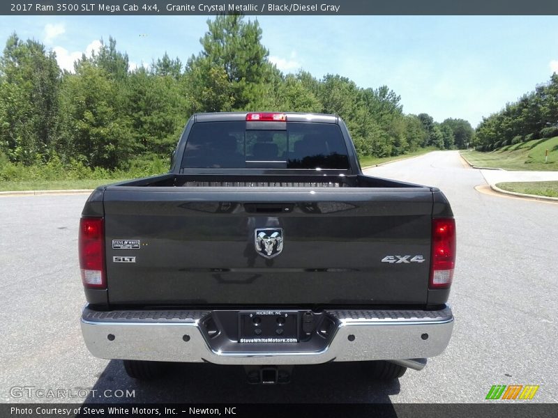 Granite Crystal Metallic / Black/Diesel Gray 2017 Ram 3500 SLT Mega Cab 4x4