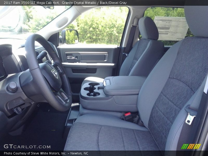 Granite Crystal Metallic / Black/Diesel Gray 2017 Ram 3500 SLT Mega Cab 4x4