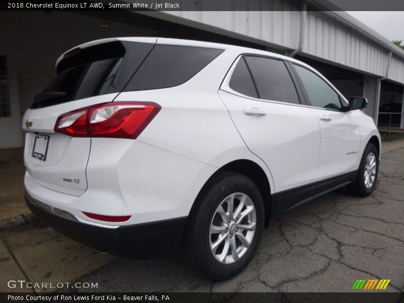 Summit White / Jet Black 2018 Chevrolet Equinox LT AWD