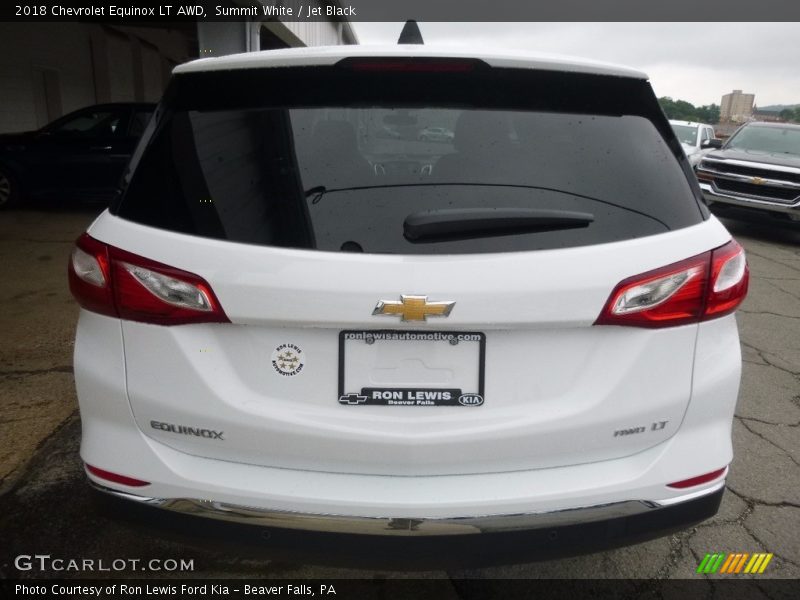 Summit White / Jet Black 2018 Chevrolet Equinox LT AWD