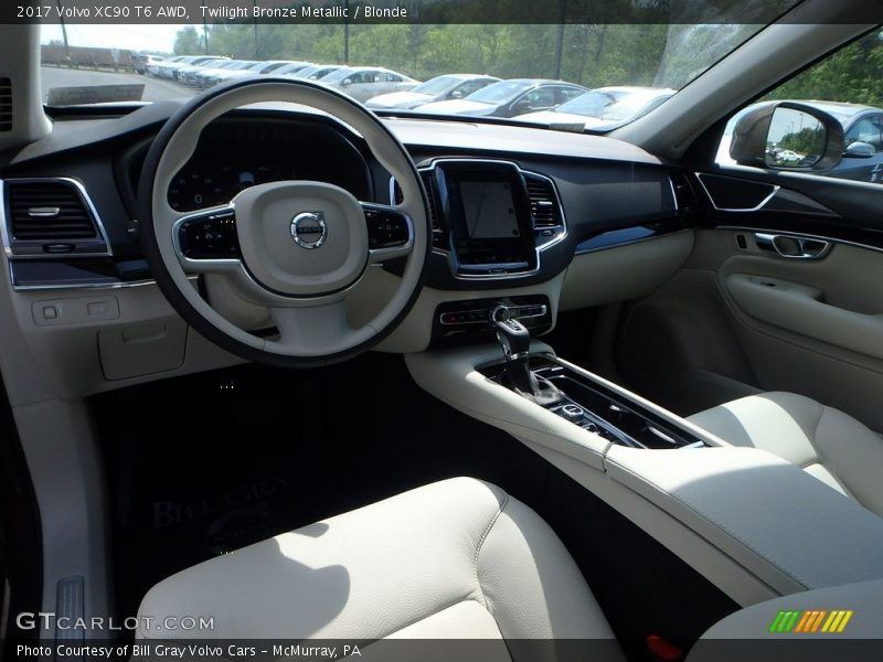 Front Seat of 2017 XC90 T6 AWD