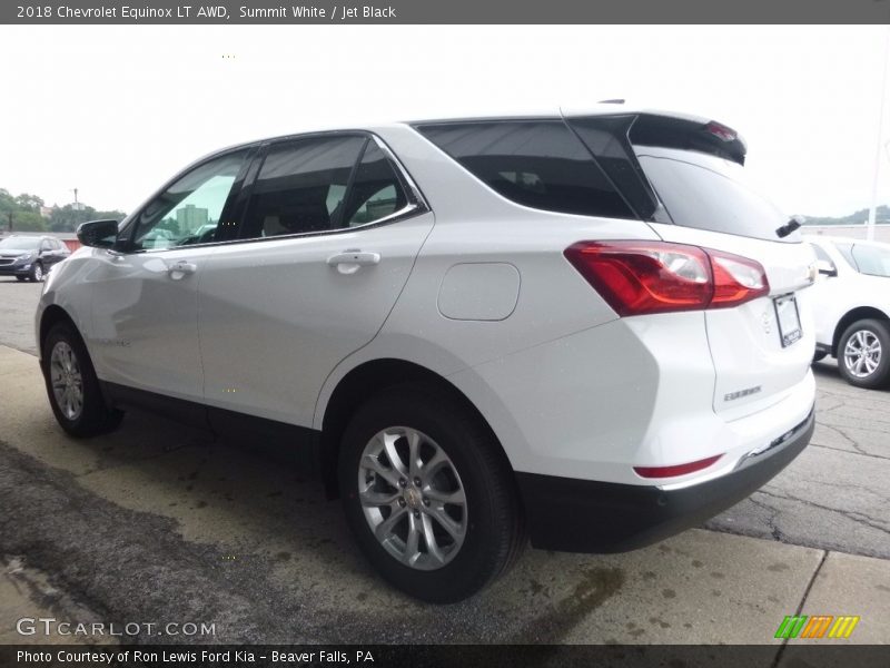 Summit White / Jet Black 2018 Chevrolet Equinox LT AWD