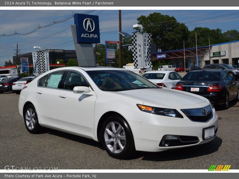 Bellanova White Pearl / Parchment 2014 Acura TL Technology