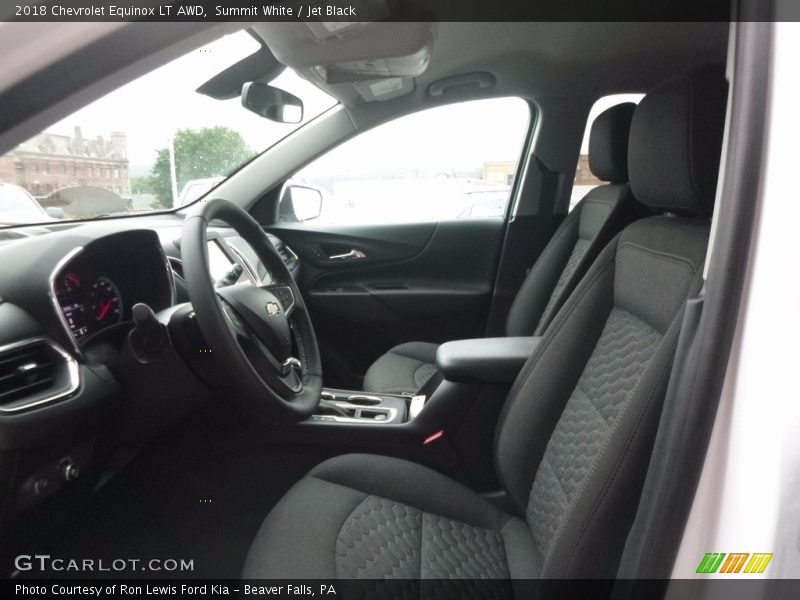 Summit White / Jet Black 2018 Chevrolet Equinox LT AWD