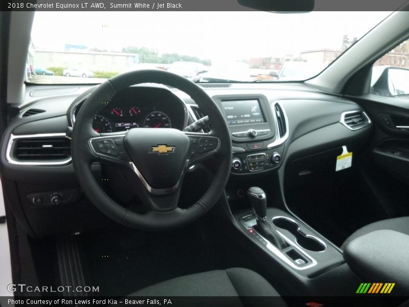 Summit White / Jet Black 2018 Chevrolet Equinox LT AWD