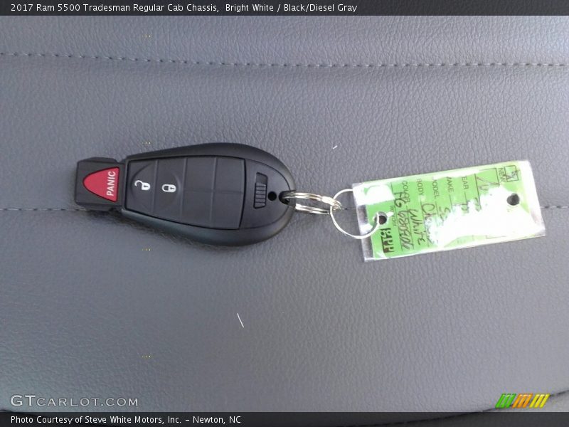 Bright White / Black/Diesel Gray 2017 Ram 5500 Tradesman Regular Cab Chassis