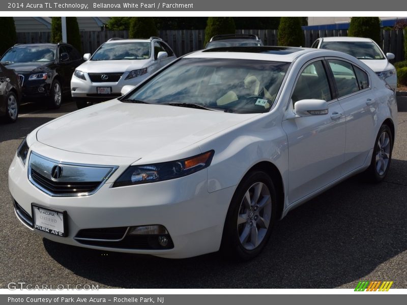 Bellanova White Pearl / Parchment 2014 Acura TL Technology