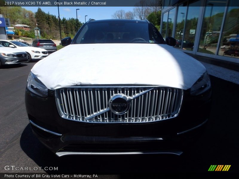 Onyx Black Metallic / Charcoal 2017 Volvo XC90 T6 AWD