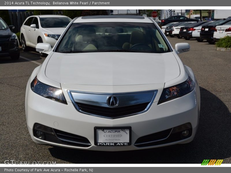 Bellanova White Pearl / Parchment 2014 Acura TL Technology