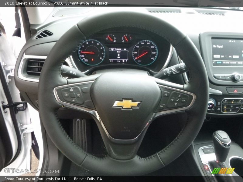 Summit White / Jet Black 2018 Chevrolet Equinox LT AWD