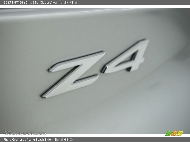 Glacier Silver Metallic / Black 2015 BMW Z4 sDrive28i