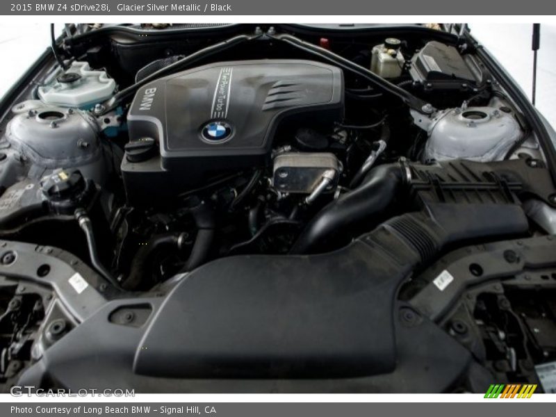 Glacier Silver Metallic / Black 2015 BMW Z4 sDrive28i