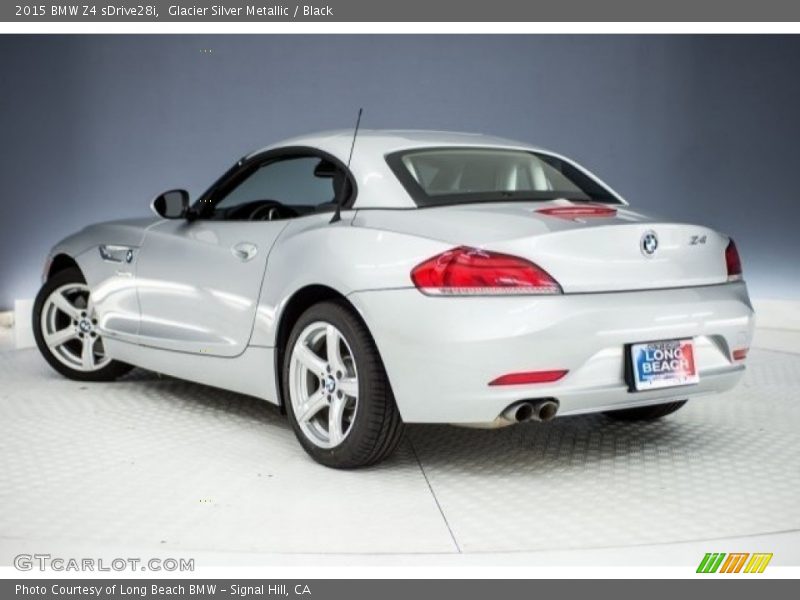 Glacier Silver Metallic / Black 2015 BMW Z4 sDrive28i