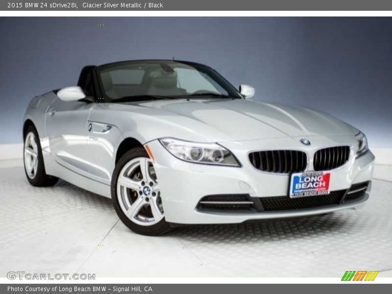 Glacier Silver Metallic / Black 2015 BMW Z4 sDrive28i