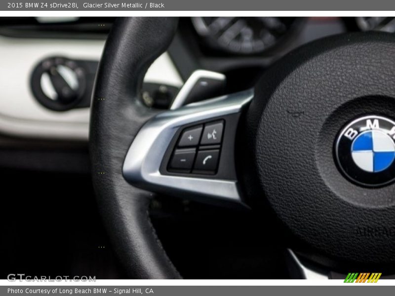Glacier Silver Metallic / Black 2015 BMW Z4 sDrive28i