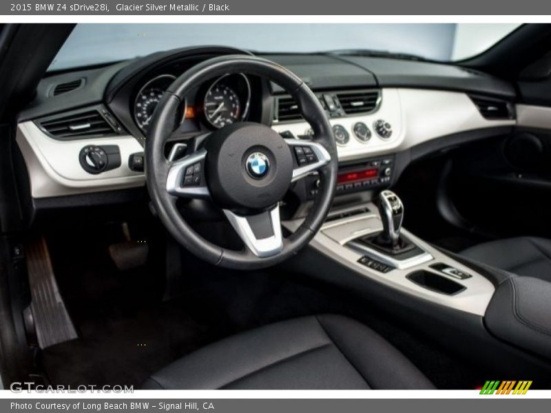 Glacier Silver Metallic / Black 2015 BMW Z4 sDrive28i