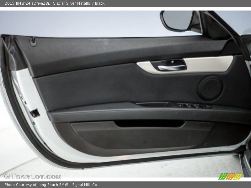 Glacier Silver Metallic / Black 2015 BMW Z4 sDrive28i