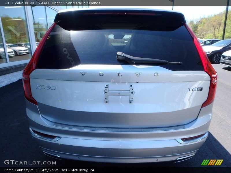 Bright Silver Metallic / Blonde 2017 Volvo XC90 T6 AWD