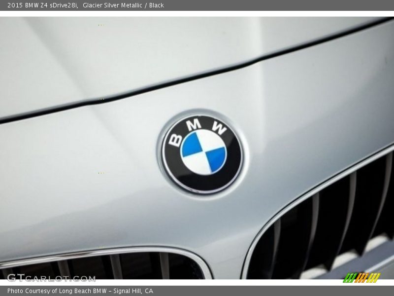 Glacier Silver Metallic / Black 2015 BMW Z4 sDrive28i