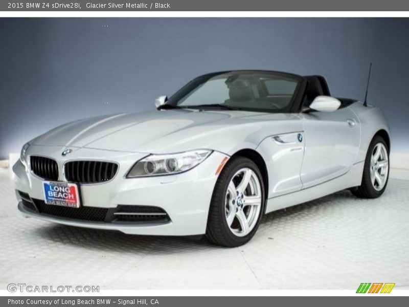 Glacier Silver Metallic / Black 2015 BMW Z4 sDrive28i