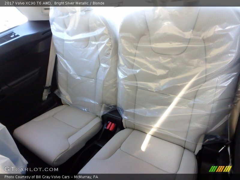 Bright Silver Metallic / Blonde 2017 Volvo XC90 T6 AWD