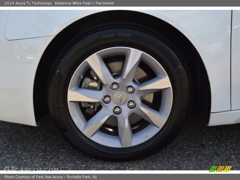 Bellanova White Pearl / Parchment 2014 Acura TL Technology
