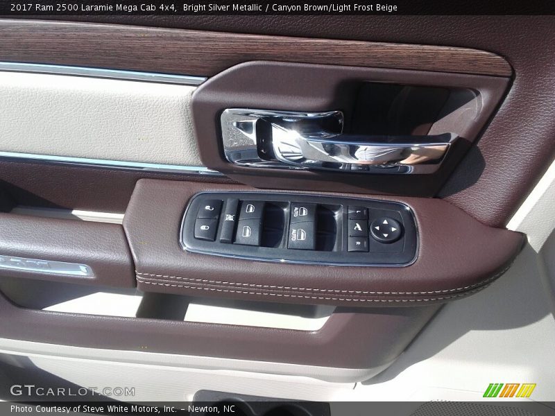 Bright Silver Metallic / Canyon Brown/Light Frost Beige 2017 Ram 2500 Laramie Mega Cab 4x4