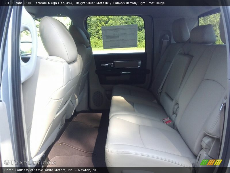 Bright Silver Metallic / Canyon Brown/Light Frost Beige 2017 Ram 2500 Laramie Mega Cab 4x4