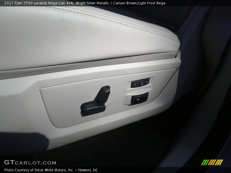 Bright Silver Metallic / Canyon Brown/Light Frost Beige 2017 Ram 2500 Laramie Mega Cab 4x4
