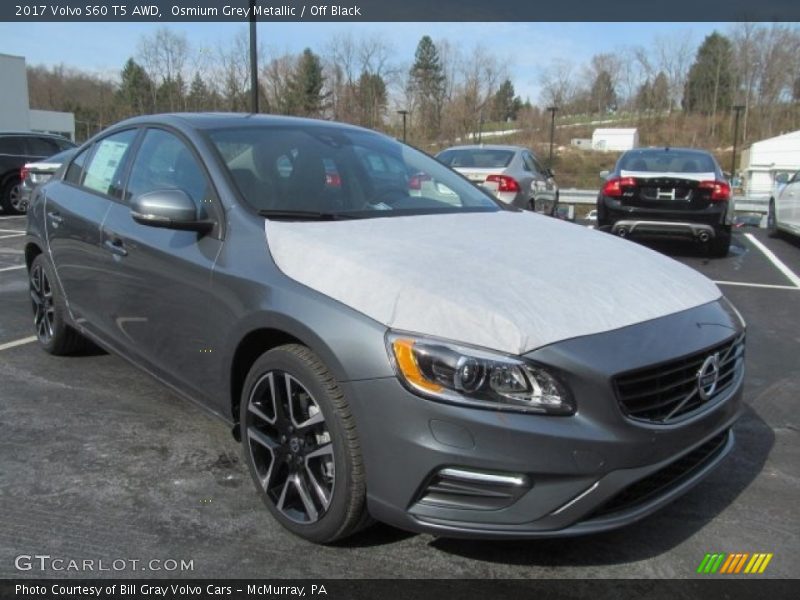 Osmium Grey Metallic / Off Black 2017 Volvo S60 T5 AWD