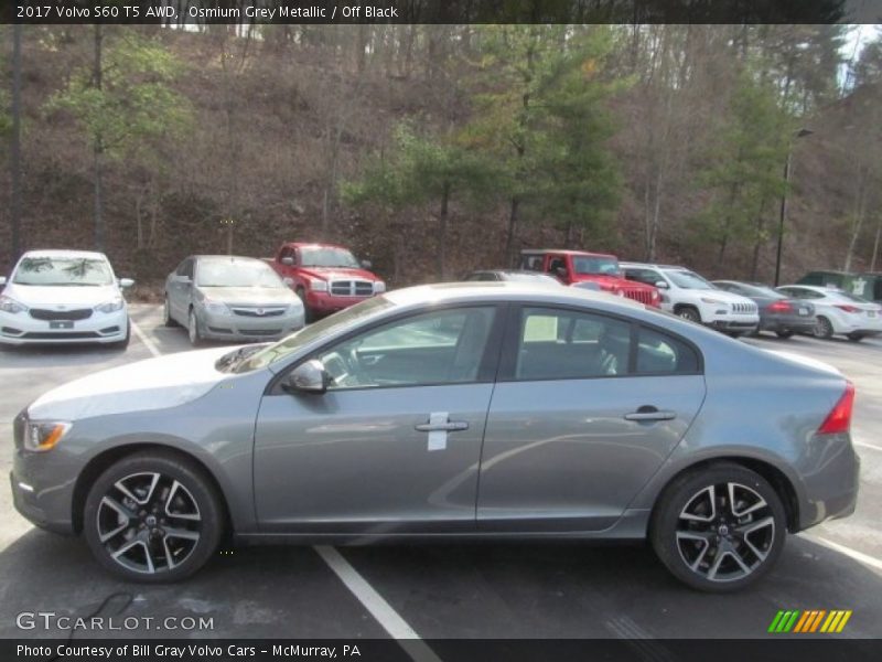 Osmium Grey Metallic / Off Black 2017 Volvo S60 T5 AWD