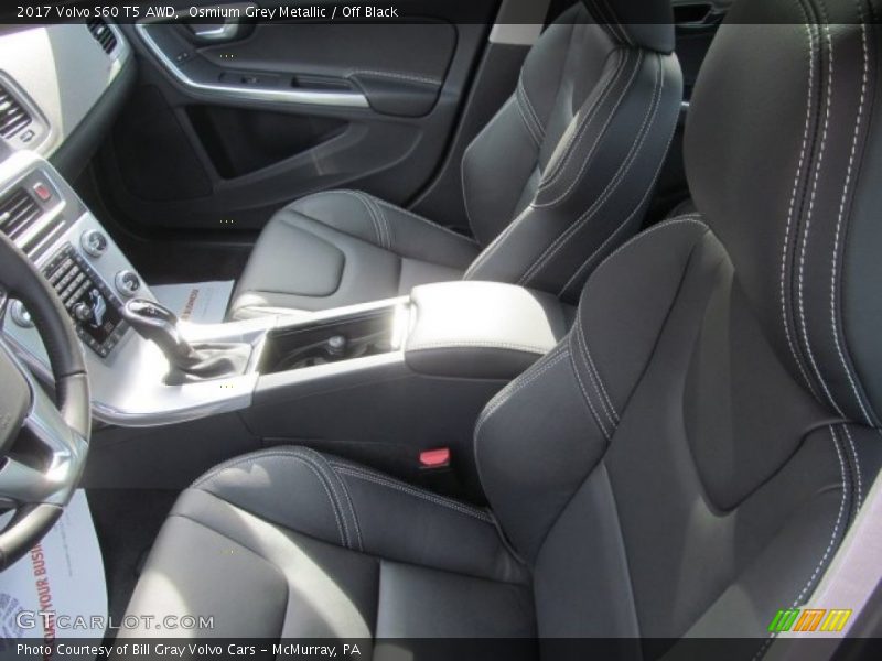 Osmium Grey Metallic / Off Black 2017 Volvo S60 T5 AWD