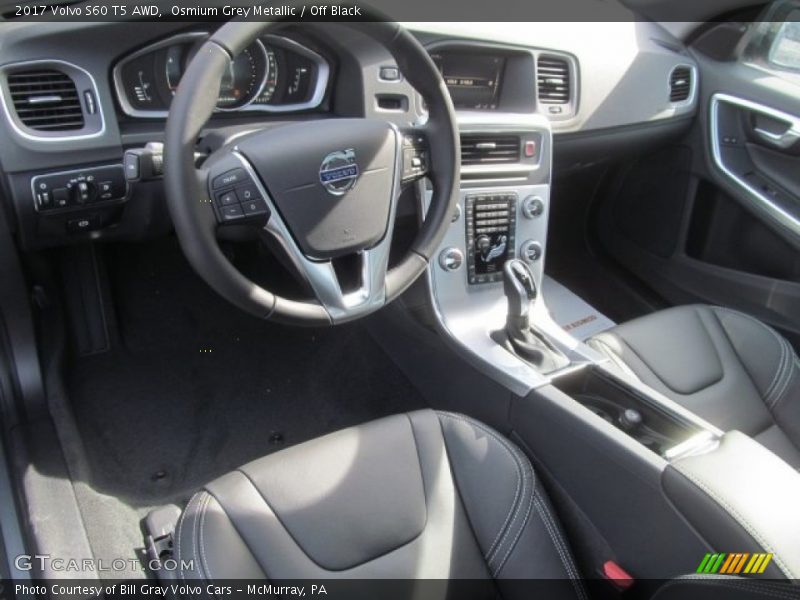 Osmium Grey Metallic / Off Black 2017 Volvo S60 T5 AWD
