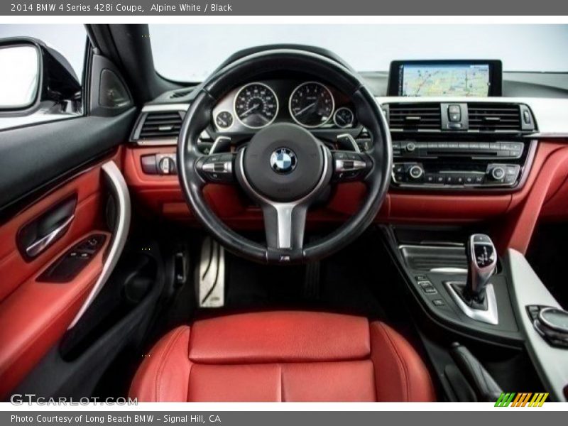 Alpine White / Black 2014 BMW 4 Series 428i Coupe
