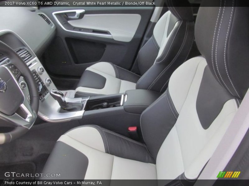  2017 XC60 T6 AWD Dynamic Blonde/Off Black Interior