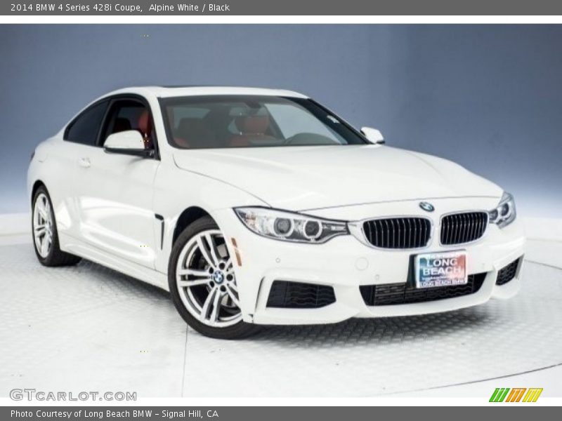 Alpine White / Black 2014 BMW 4 Series 428i Coupe