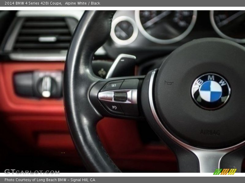 Alpine White / Black 2014 BMW 4 Series 428i Coupe