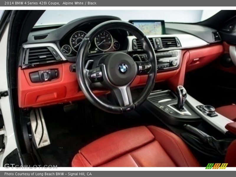 Alpine White / Black 2014 BMW 4 Series 428i Coupe