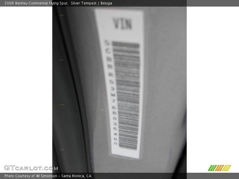 Silver Tempest / Beluga 2006 Bentley Continental Flying Spur