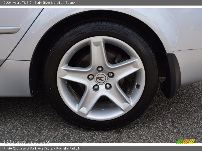 Satin Silver Metallic / Ebony 2004 Acura TL 3.2