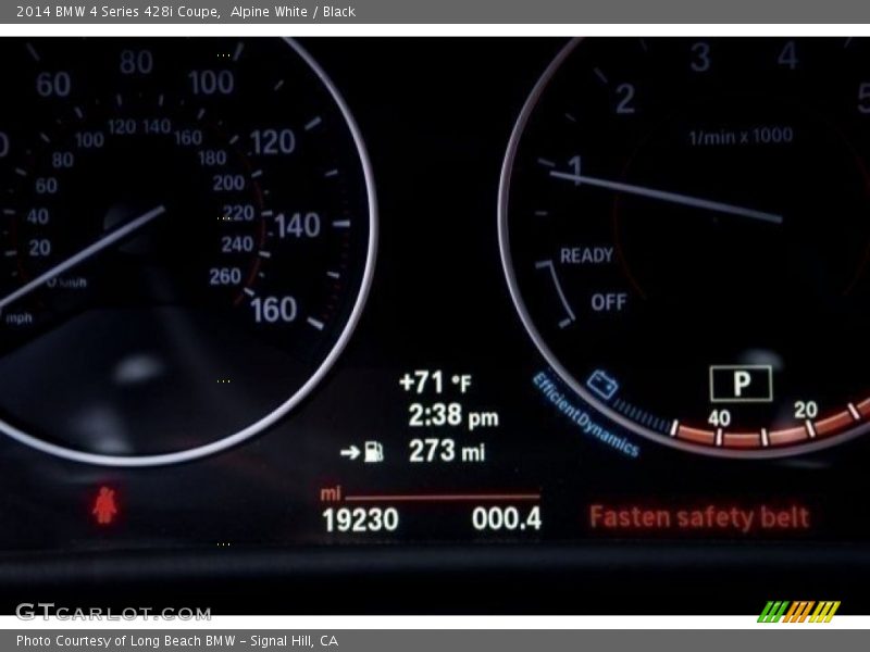 Alpine White / Black 2014 BMW 4 Series 428i Coupe