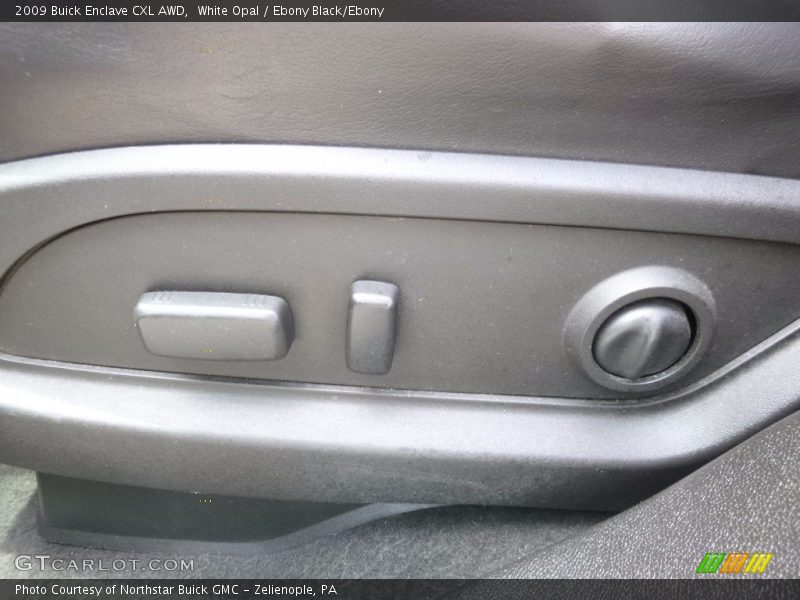 White Opal / Ebony Black/Ebony 2009 Buick Enclave CXL AWD