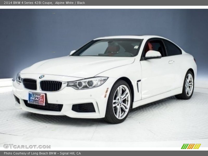 Alpine White / Black 2014 BMW 4 Series 428i Coupe