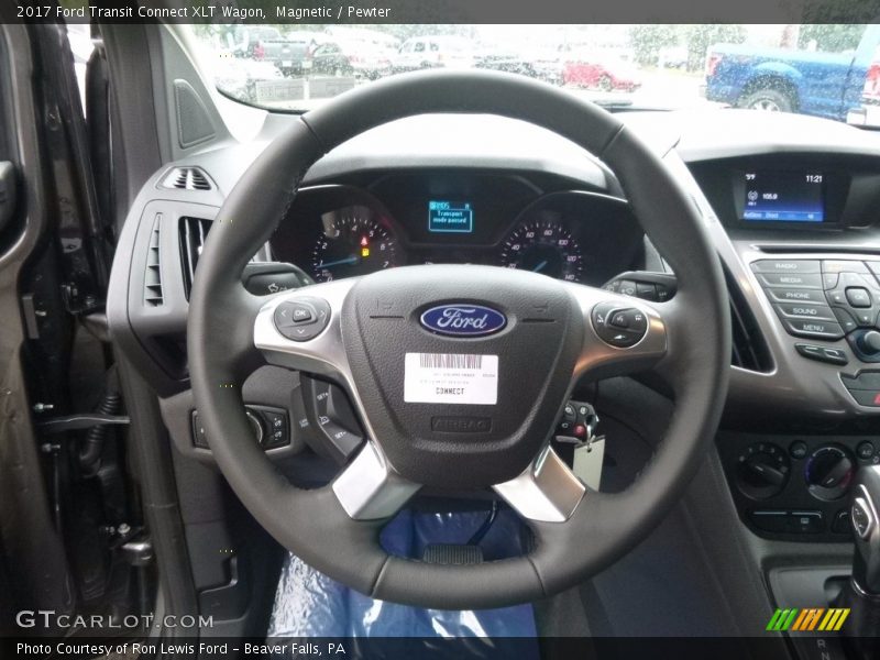 Magnetic / Pewter 2017 Ford Transit Connect XLT Wagon